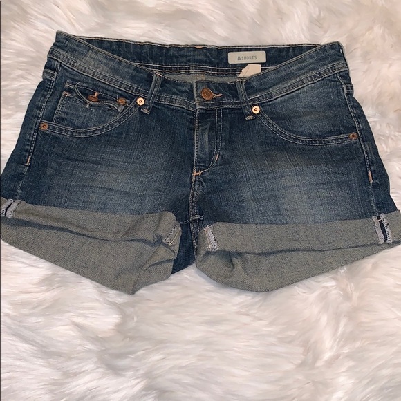 hm denim shorts